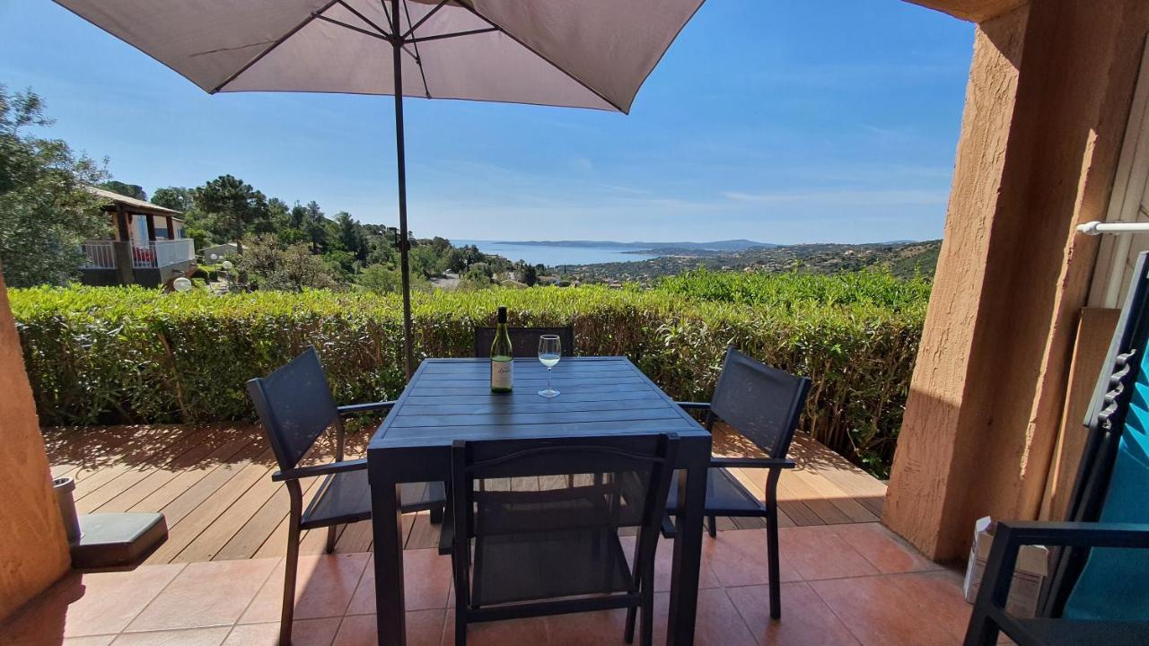 Les Issambres Appart 6 Pers Grande Terrasse Superbe Vue Mer Et Golfe De Saint Tropez, Piscine Exteriör bild